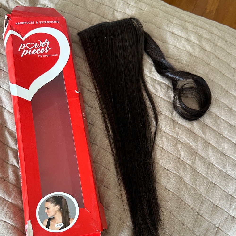 Power Pieces Dark Brown Clip-In Ponytail Extension